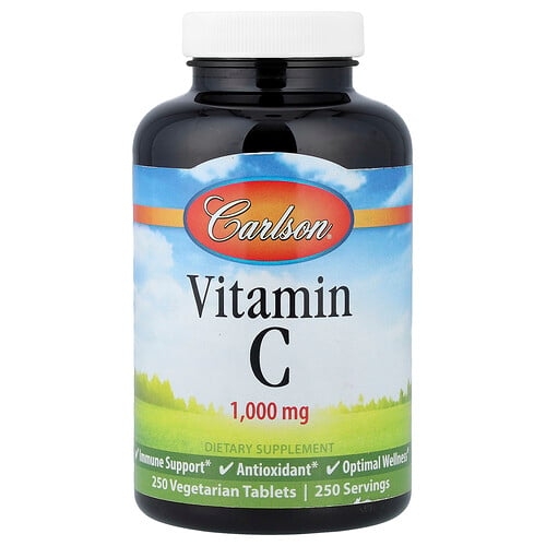 칼슨 Carlson, 비타민C, 1,000mg, 베지 정제 250정 상세 이미지