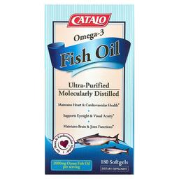 카탈로 CATALO, 오메가3 피쉬 오일, 소프트젤 180정(1회 제공량당 1,000mg)
