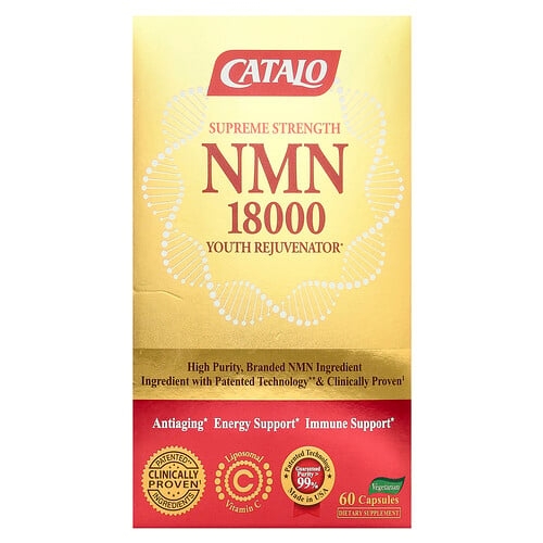 카탈로 CATALO, NMN 18000 유스 리주브네이터, 슈프림 스트렝스, 캡슐 60정 상세 이미지
