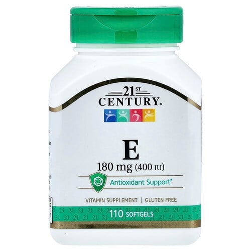 21 센츄리 21st Century, 비타민E, 180mg(400IU), 소프트젤 110정 상세 이미지