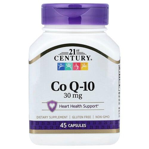 21 센츄리 21st Century, Co Q-10, 30mg, 캡슐 45정 상품 이미지