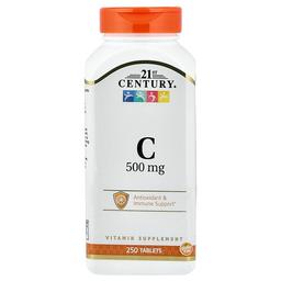 21 센츄리 21st Century, 비타민C, 500mg, 250정