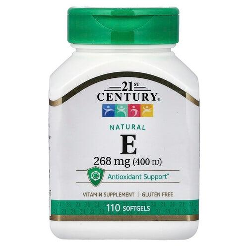 21 센츄리 21st Century, 천연 비타민E, 268mg(400IU), 소프트젤 110정 상품 이미지