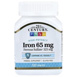 21 센츄리 21st Century, 철분, 65mg, 120정
