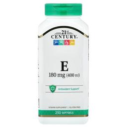 21 센츄리 21st Century, 비타민E, 180mg(400IU), 소프트젤 250정