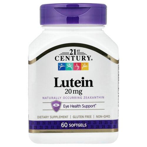 21 센츄리 21st Century, 루테인, 20mg, 소프트젤 60정 상품 이미지