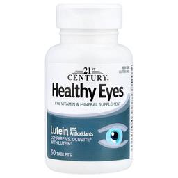 21 센츄리 21st Century, Healthy Eyes, 루테인 및 항산화제, 60정