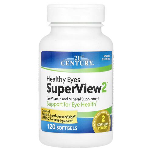 21 센츄리 21st Century, Healthy Eyes SuperView2™, 소프트젤 120정 상품 이미지