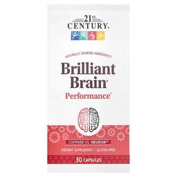 21 센츄리 21st Century, Brilliant Brain 뇌 기능 증진 보충제, 캡슐 30정