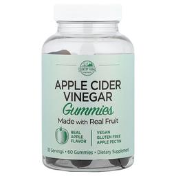 Country Farms, 사과 식초 구미젤리, 리얼 애플, 구미젤리 60개(구미젤리 1개당 250mg)