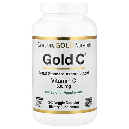 캘리포니아 골드 뉴트리션 California Gold Nutrition, Gold C®, USP 등급 Vitamin C, 500mg, 베지 캡슐 240정 상세 이미지
