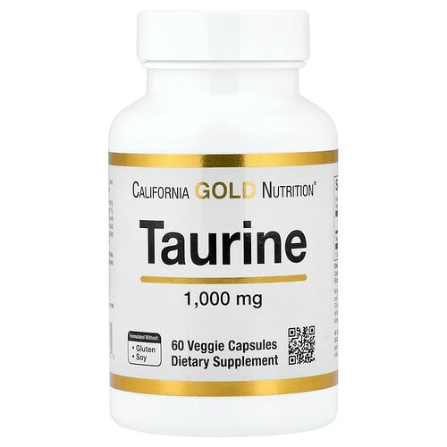캘리포니아 골드 뉴트리션 California Gold Nutrition, 타우린, 1,000mg, 베지 캡슐 60정 상세 이미지