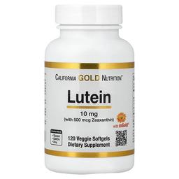 캘리포니아 골드 뉴트리션 California Gold Nutrition, 루테인, 금잔화 추출물에서 유래한 제아잔틴 함유, 베지 소프트젤 120정