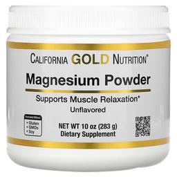 캘리포니아 골드 뉴트리션 California Gold Nutrition, 마그네슘 분말 음료, 무맛, 283g(10oz)