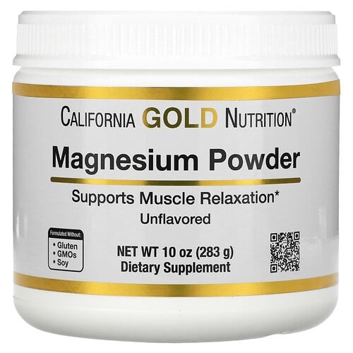 캘리포니아 골드 뉴트리션 California Gold Nutrition, 마그네슘 분말 음료, 무맛, 283g(10oz) 상세 이미지