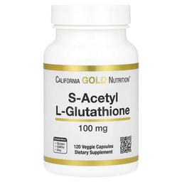 캘리포니아 골드 뉴트리션 California Gold Nutrition, S-아세틸 L-글루타치온, 100mg, 베지 캡슐 120정