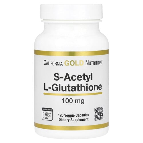 캘리포니아 골드 뉴트리션 California Gold Nutrition, S-아세틸 L-글루타치온, 100mg, 베지 캡슐 120정 상세 이미지