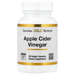 캘리포니아 골드 뉴트리션 California Gold Nutrition, 사과 식초, 베지 캡슐 60정(캡슐당 450mg)
