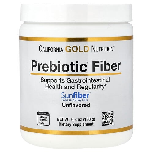 캘리포니아 골드 뉴트리션 California Gold Nutrition, 프리바이오틱 섬유소, 180g(6.3oz) 상세 이미지
