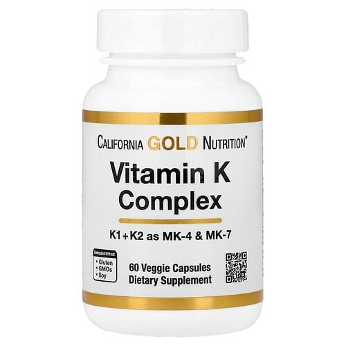 캘리포니아 골드 뉴트리션 California Gold Nutrition, 비타민K 복합체, 베지 캡슐 60정 상세 이미지