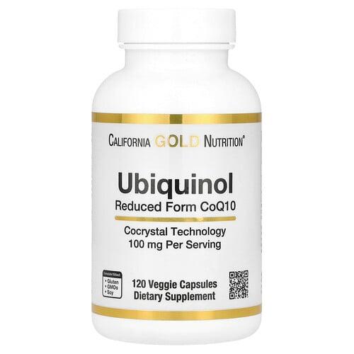 캘리포니아 골드 뉴트리션 California Gold Nutrition, 유비퀴놀(환원형 CoQ10), 100mg, 베지 캡슐 120정 상품 이미지