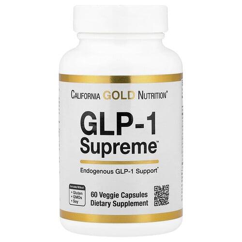 캘리포니아 골드 뉴트리션 California Gold Nutrition, GLP-1 Supreme™, 아커만시아, 베르베린, 퀘르세틴, 커큐민 함유, 베지 캡슐 60정 상품 이미지