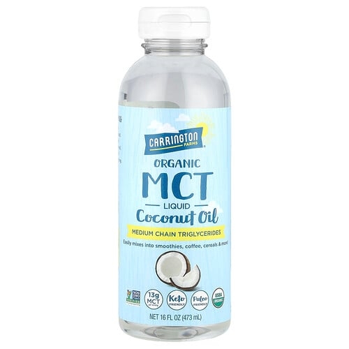 캐링턴 팜스 Carrington Farms, 유기농 MCT 액상 코코넛오일, 473ml(16fl oz) 상세 이미지