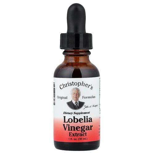 크리스토퍼 오리지날 포뮬라 Christopher's Original Formulas, 로벨리아 식초 추출물, 1fl oz (30ml) 상품 이미지