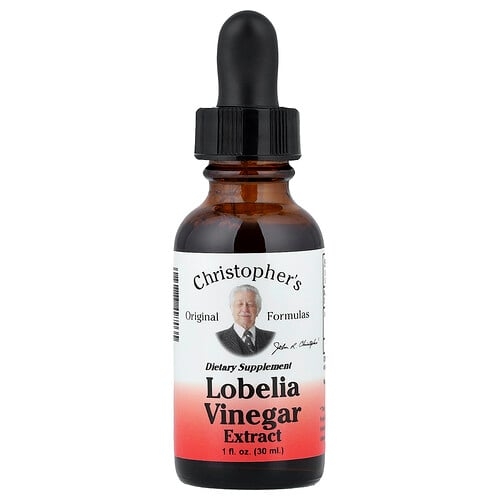 크리스토퍼 오리지날 포뮬라 Christopher's Original Formulas, 로벨리아 식초 추출물, 1fl oz (30ml) 상세 이미지