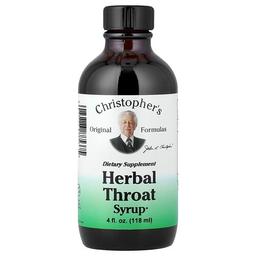 크리스토퍼 오리지날 포뮬라 Christopher's Original Formulas, 허브 인후 시럽, 118ml(4fl oz)