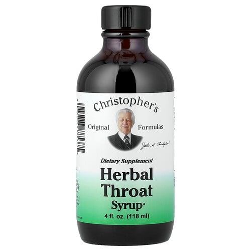 크리스토퍼 오리지날 포뮬라 Christopher's Original Formulas, 허브 인후 시럽, 118ml(4fl oz) 상세 이미지