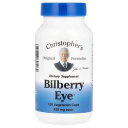 크리스토퍼 오리지날 포뮬라 Christopher's Original Formulas, 빌베리 아이, 베지 캡슐 100정