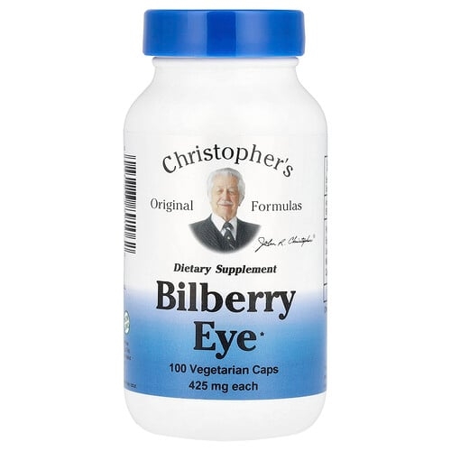 크리스토퍼 오리지날 포뮬라 Christopher's Original Formulas, 빌베리 아이, 베지 캡슐 100정 상세 이미지