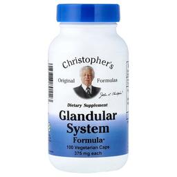 크리스토퍼 오리지날 포뮬라 Christopher's Original Formulas, Glandular System Formula, 베지 캡슐 100정