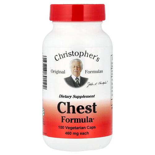 크리스토퍼 오리지날 포뮬라 Christopher's Original Formulas, 체스트 포뮬라, 베지 캡슐 100정 상품 이미지