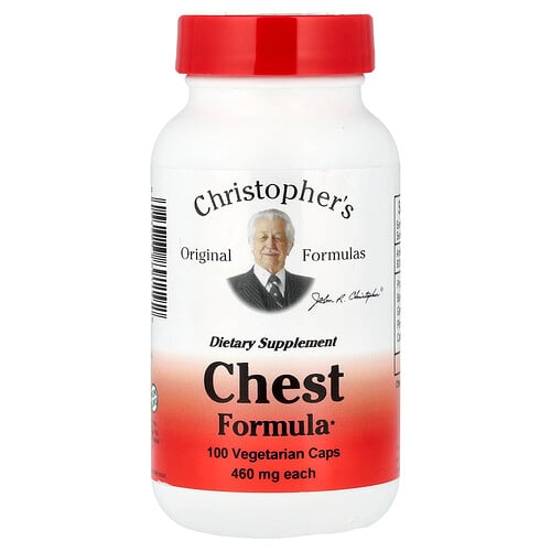 크리스토퍼 오리지날 포뮬라 Christopher's Original Formulas, 체스트 포뮬라, 베지 캡슐 100정 상세 이미지