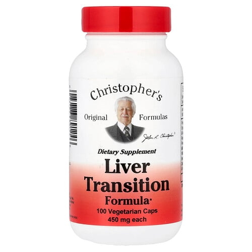 크리스토퍼 오리지날 포뮬라 Christopher's Original Formulas, Liver Transition Formula, 베지 캡슐 100정 상세 이미지
