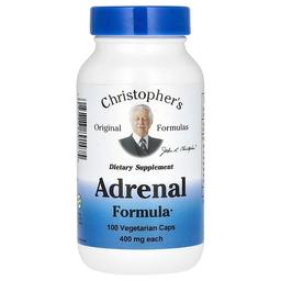 크리스토퍼 오리지날 포뮬라 Christopher's Original Formulas, Adrenal Formula, 베지 캡슐 100정