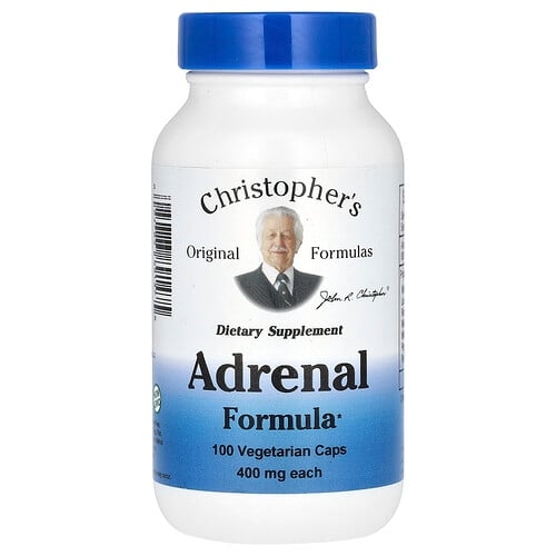 크리스토퍼 오리지날 포뮬라 Christopher's Original Formulas, Adrenal Formula, 베지 캡슐 100정 상세 이미지