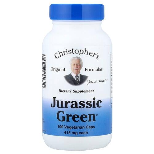 크리스토퍼 오리지날 포뮬라 Christopher's Original Formulas, 쥬라기 그린, 베지 캡슐 100정 상품 이미지