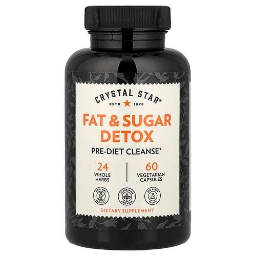크리스탈 스타 Crystal Star, 지방 및 설탕 디톡스, 베지 캡슐 60정 상품 이미지