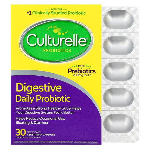 컬처렐 Culturelle, 프로바이오틱스, 다이제스티브 데일리 프로바이오틱, 100억CFU, 하루에 한 번 먹는 베지 캡슐 30정 상품 이미지
