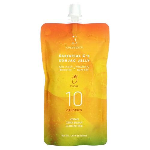 Everydaze, 에센셜 C 곤약 젤리, 망고 맛, 150ml(5.07fl oz) 상품 이미지