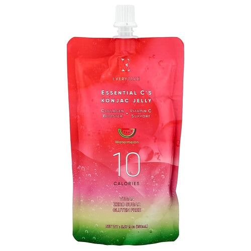 Everydaze, 에센셜 C 곤약 젤리, 수박 맛, 150ml(5.07fl oz) 상세 이미지