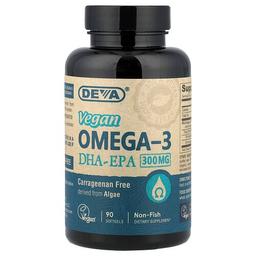 데바 Deva, 비건 오메가3, DHA-EPA, 소프트젤 90정