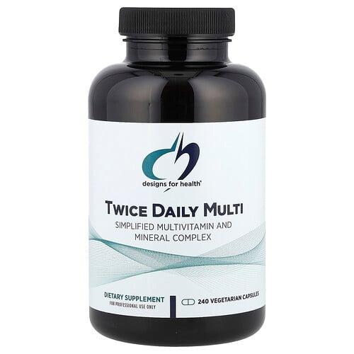 디자인 포 헬스 Designs For Health, Twice 데일리 멀티, 베지 캡슐 240정 상품 이미지