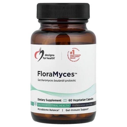 디자인 포 헬스 Designs For Health, FloraMyces™, 베지 캡슐 60정(캡슐 1정당 250mg) 상세 이미지