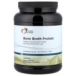 디자인 포 헬스 Designs For Health, 소뼈 육수 단백질, 바닐라 맛, 810g(1.8lb)