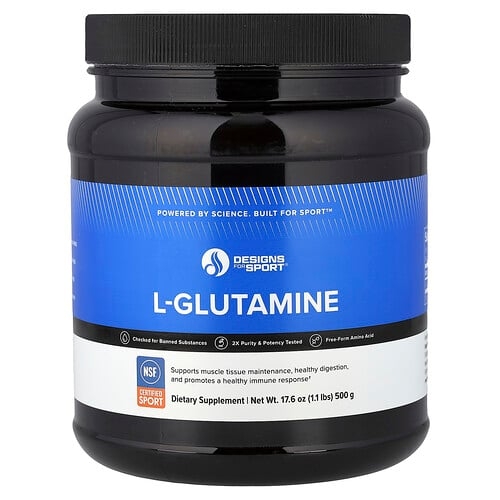 디자인 포 헬스 Designs For Health, L-글루타민, 500g(1.1lb) 상세 이미지