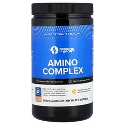 디자인 포 헬스 Designs For Health, 아미노 복합체, 천연 오렌지, 360g(12.7oz)
